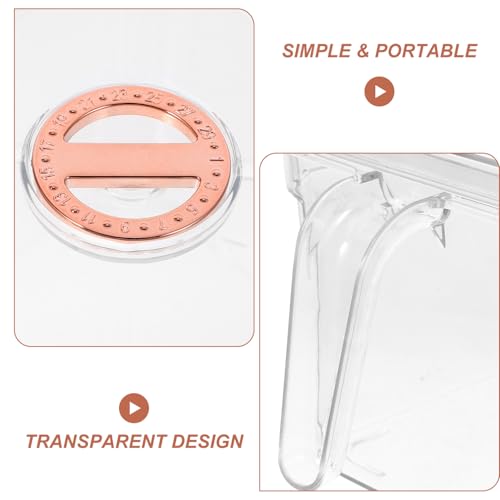 Happyyami Transparent Tank with Lid and Handle Shatterproof Small Aquarium for Desktop for Betta and Easy to Clean and Maintain