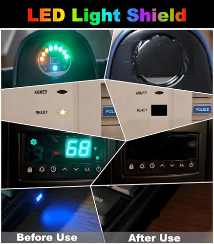 Blackout Tape 1.2 inch x 66 Feet Dark Masking Stickers to Blocking100% of Light, LED Cover Shading Tape for Windows, Electronics, Blinds, Aquarium, Indicator, LCD, Routers, Lamp Strips, Dimming Sheet