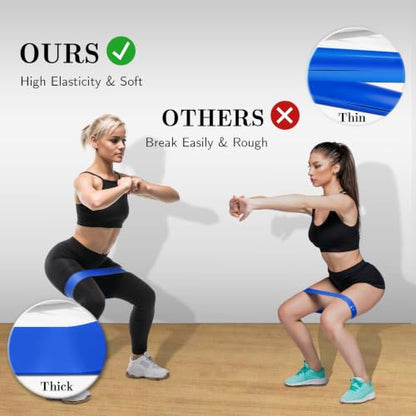 Resistance Bands for Working Out, 5 Levels Elastic Exercise Bands - color: Multicolor