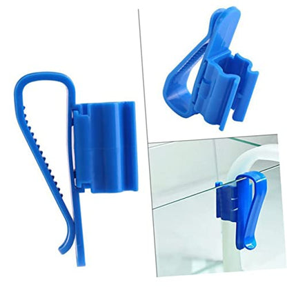2pcs Plastic Fish Tank Aquarium Bucket Hose Holder Clip Bucket for Fish Tank Cleaning Aquarium Filtration Hose Clip Fish Tank Clean Pump Fixing Clamp Aquarium Filtration Hose Clamp
