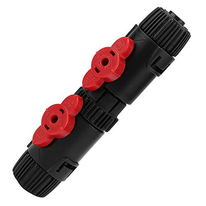 Fydun Plastic 12-16mm/16-22mm 2, Size Water Control Valve, Aquarium Fish Hose Pipe Arrow Storage Case Connector Air Pump Accessories Tor, for System System (12-16mm (3 Minutes Quick Connection))