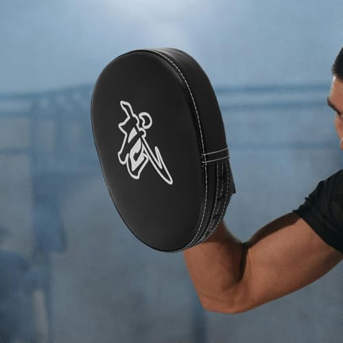 BESTonZON Pad Curved Kicking Shield Multi-Functional Martial Arts Glove for Taekwondo Karate and Kickboxing Pu Material User-Friendly Design