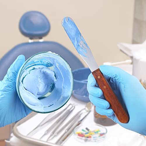 Dental Alginate Spatula 8" Dental Mixing Spatula Stainless Steel, Lab Spatula Tools for Mixing Stone, Plaster, Impression Material, Powders and Alginate