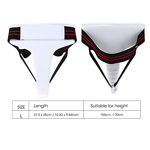 Women Groin Guard, Women Taekwondo Groin Guard Boxing Karate Jockstrap Sanda Crotch Protector - size: Large