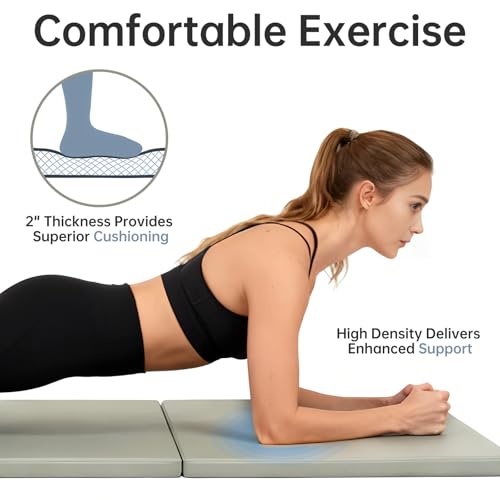 Foldable Yoga Mat - color: Grey