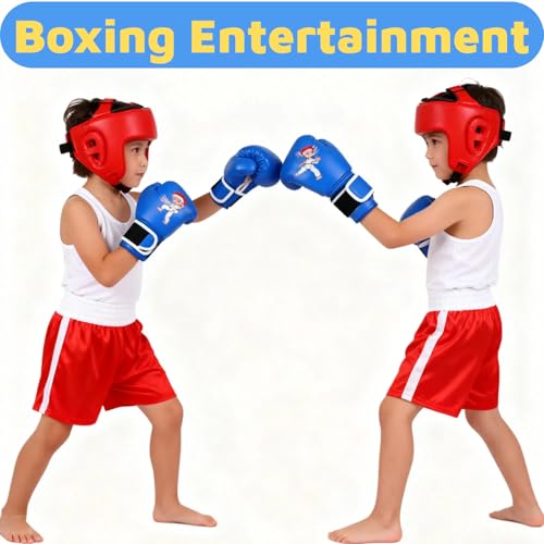 Boxing Gloves for Kids Kids Boxing Gloves Red Blue - size: kung fu