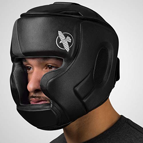 Hayabusa T3 Adjustable MMA Headgear - color: Black, size: Large