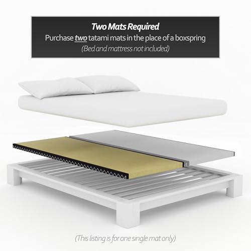 Red Lantern Half Euro King Tatami Mat - size: Euro King (34.5 in x 78.7 in)