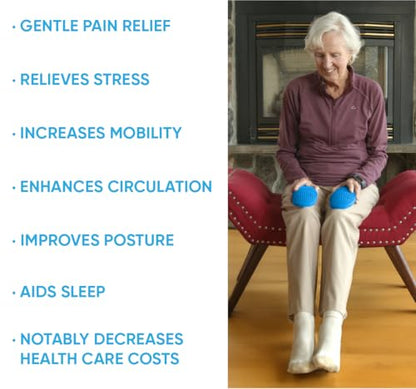 Dr. Cohen’s Heatable Massage Pad - FSA Eligible AcuPad - Full Body Massage Pad with Heat - Manual Body Massager for Neck and Back Pain Relief (Pack of 2) - color: Acupad