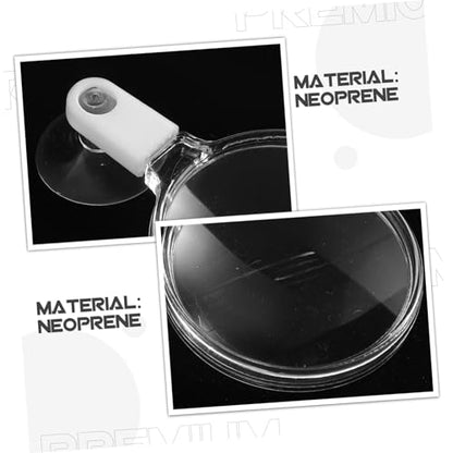 VICASKY Microlandscape Magnifier for Fish Tanks Educational Ants Observation Tool Easy Install Design with Strong Suction Cup for Exploring Small Animals Plants