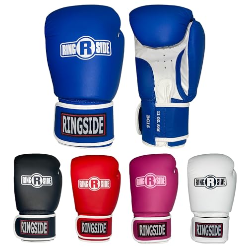 Ringside Striker Boxing Training Sparring Gloves - color: Blue/White, size: Large-X-Large