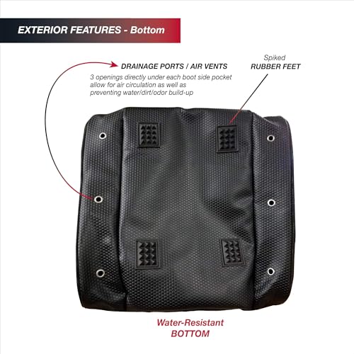 Athalon Everything Boot Bag/Backpack - color: Grey/Teal