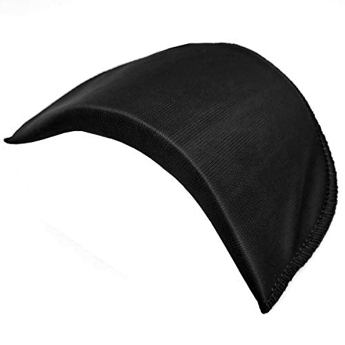 YEQIN Covered Set-in Shoulder Pads (2 Pair of Black)