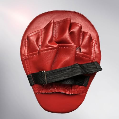 BESPORTBLE Boxing Punching Mitts Pu Leather Focus Pads Adjustable Buckle Breathable Palm for Martial Arts Training Muay Thai Karate Kickboxing Taekwondo