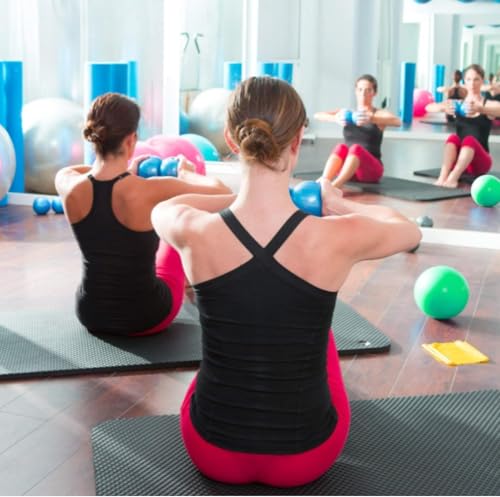 Yes4All Weighted Toning Balls for Exercise, Soft Medicine Balls for Exercise, Pilates, Yoga, Balance, Flexibility, 2-10lbs - color: Mint - Smooth - 3lbs, style: A. Smooth