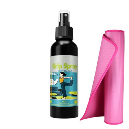 Yoga Mat Spray for Sports Non-Sticky Long-Lasting | Yoga Mat Non-slippery Traction Spray for Women Men Adults Teens Beginners Rock Climbing Gymnastics Goalkeeper Training - color: 50ml