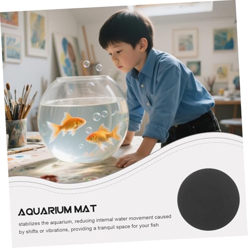 Fish Tank Leveling Mat Nonslip Aquarium Bottom Pad Terrarium Cushioning Mat Barrier Protection Shockproof Cushioning Micro Landscape Bottle Compatible Pad for Stability