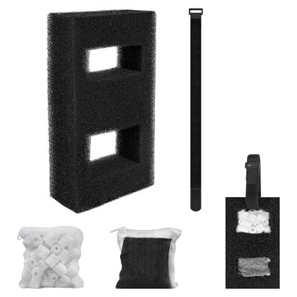 A1376 Aquarium Filter Media Kit for Fluval Spec Betta Evo Flex Series Aquarium Filters Foam Replacement Set Suitable Compatible with Most Standard Aquariums