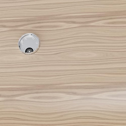 Desk Grommet 2 Inch 50mm, Zinc Alloy Computer Desk Wire Hole Cover, Office Desktop Cord Cable Hole Metal Ring, Brushed Silver