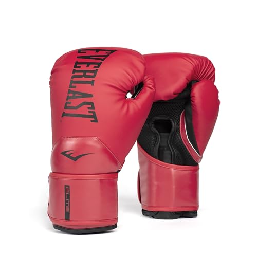 Everlast Elite 2 Boxing Gloves - color: Red, size: 16 oz
