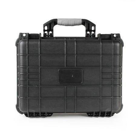 Large and Medium Size Weatherproof Equipment Cases, made of Polypropylene Plastic, Black with Foam Insert (16.5" X 13" X 7" (L x W x H)) - size: 16.5" X 13" X 7" (L x W x H) (BLACK)