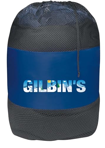 Personalized Nylon Mesh Laundry Bag, Locking Drawstring Closure, And Machine Washable (Pink, Laundry Bag) - color: Pink