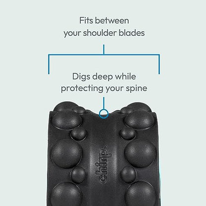 Chirp Wheel XR 3-Pack Foam Roller Set, Back & Neck Pain, 10/6/4" Black - size: 3-Pack (10, 6, 4 Inch) Black