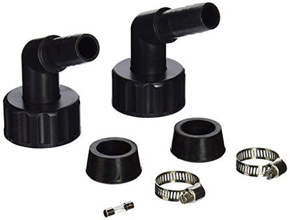 ACTIVEAQUA AACHF6 AACH100 Chiller Fitting Kit, Black