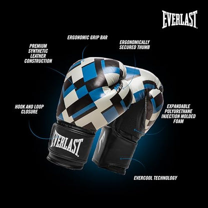 Everlast Spark Boxing - color: Blue, size: 16 oz