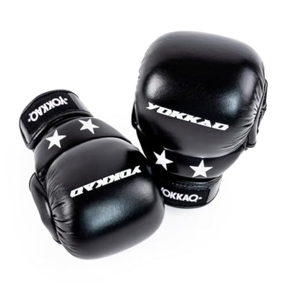 YOKKAO MMA Gloves - Ground Pro and Sparring | Layered Foam Padding | Produced at YOKKAO Factory, Thailand | Grappling, Striking, Ground-and-Pound | S/M-L/XL - color: Black MMA Sparring, size: Small-Medium