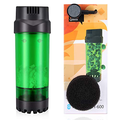 Fluidized Moving Bed Filter Bubble Bio Media Reactor for Aquarium Fish Tank with Air Stone and Sponge Filter - size: LH-600