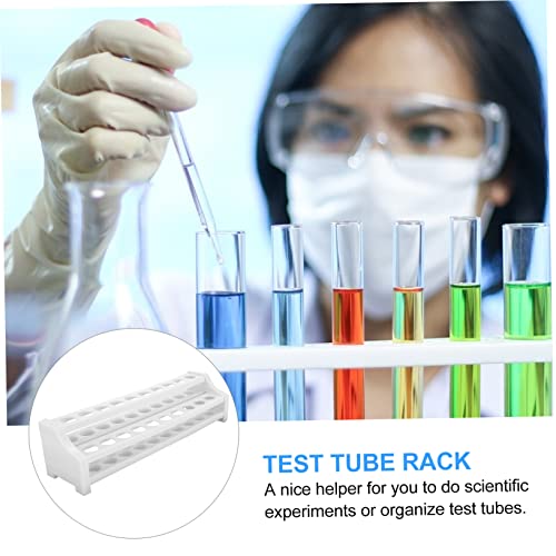 Zerodeko 5Pcs Detachable Test Tube Rack Lightweight Organizer for Test Tubes for Laboratory Testing and Food Service Portable Holder