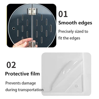 Custom Fish Tank Cover Plate, Round Clear Aquarium Cover, Cuttable Aquarium Anti-Jumping Cover, Avoid Cat Catching Fish(D-30in) - size: D-30in