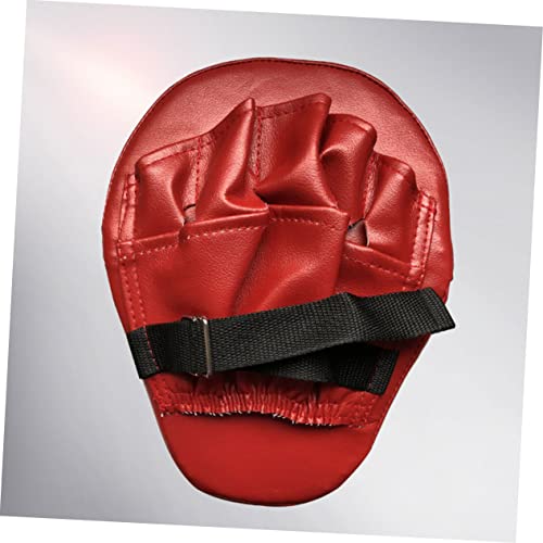 1pair Handheld Boxing Taekwondo Training Pad MMA Focus Target for Kickboxing Karate Kung Fu and Sparring Red Black Quality No Harmful Substances