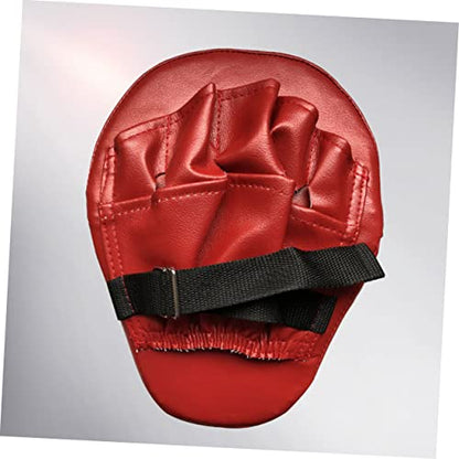 1pair Handheld Boxing Taekwondo Training Pad MMA Focus Target for Kickboxing Karate Kung Fu and Sparring Red Black Quality No Harmful Substances