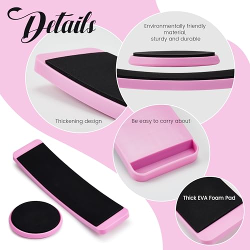 2 Pcs Turning Board Skate Spinner for Ballet Dancers - color: Pink