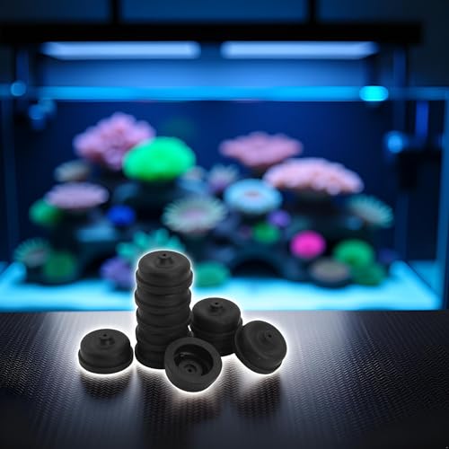 10Pcs Aquarium Diaphragm Air Pump Accessories EPDM Rubber Oxygen Pump Replacement Parts for Aquarium Fishing Oxygen Pump, Pumps and Filters