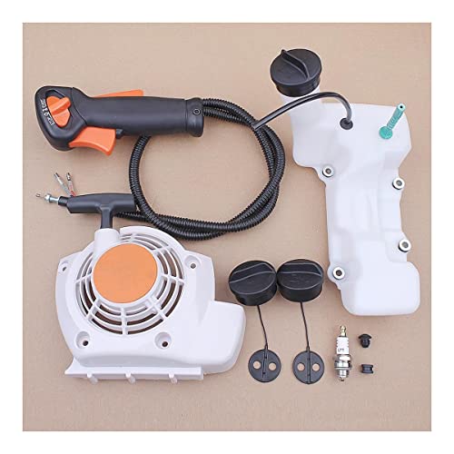 Patio, Lawn & Garden Pull Recoil Starter Gas Fuel Tank Cap Throttle Cable/W Switch Kit for FS120 FS200 FS250 Trimmer Brush Cutter Outdoor Powertool Parts & Accessories