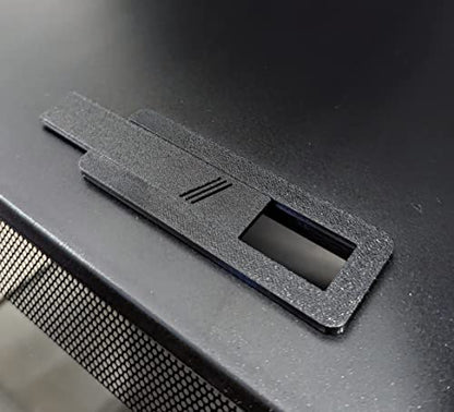 Aquameta Aquarium Feed Hole Cover for Fluval Flex 15 Gallon/57L - Secure Escape & Intrusion Prevention - Easy Slide Mechanism - PETG Material - Black - color: Black, size: Fluval Flex 15 Gallon (57 Litre)