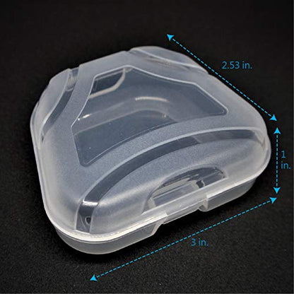 Mouth Guard Case Lip Guard Mouthpiece Case for Most Brand Mouthguard - style: Mouthguard Case/1pc