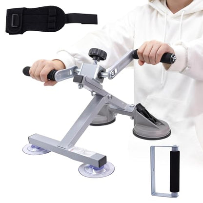 Hand Cycle for Physical Therapy, 4 Modes Arm Bicycle Exerciser | Portable Tabletop Hand Bicycle Exerciser, Adjustable Resistance, for Arm/Shoulder/Wrist(with Rehab Gloves, Extra Handle) - color: 4 Functions