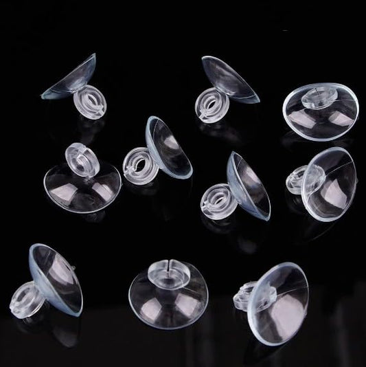 Transparent Aquarium Suction Cup Holders, 10 Pack, for Fish Tank Tubing, Pumps and Filters