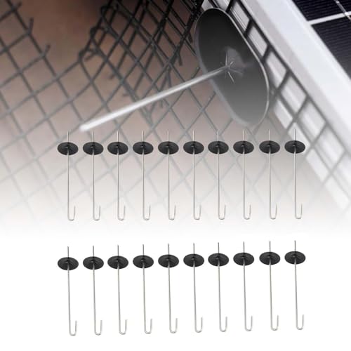 20Pcs Fasteners Clip Stainless Steel Versatile Household Easy to Install Clips