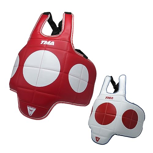 TMA Martial Arts Chest Protector Tae Kwon Do MMA Kickboxing (Reversible) - size: Large-X-Large