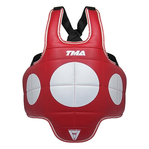 TMA Martial Arts Chest Protector Tae Kwon Do MMA Kickboxing (Reversible) - size: Large-X-Large