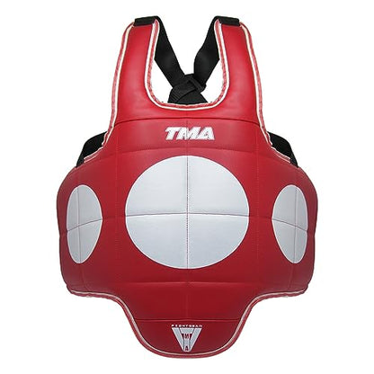 TMA Martial Arts Chest Protector Tae Kwon Do MMA Kickboxing (Reversible) - size: Large-X-Large