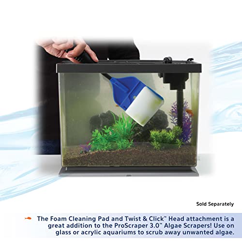 Aqueon ProScraper 3.0™ Short Aquarium Algae Scraper - size: No Size, style: Short Scraper