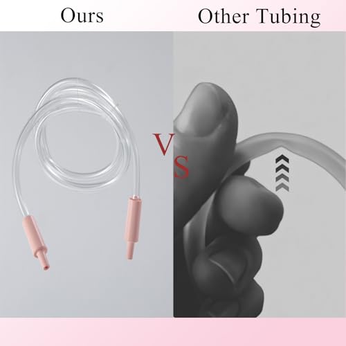 Replacement Tubing Compatible with BabyBuddha Breast Pump Replacemenet Parts Breast Pump Tubing Breast with Connector, Breast Pump Accessories