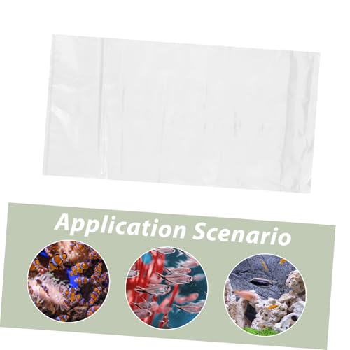 Zerodeko 50PCS Fish Transport Bags for Fish and Aquatic for Aquariums and Pet Stores Space Saving and Robust Design for Safe Transport