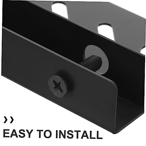 Mikikit Aquarium Tool Holder Wall-Mounted Organizer for Fish Tank Maintenance Tools and Stable Storage Rack for Aquatic Pruning Scissors and Tweezers Easy Installation Screws